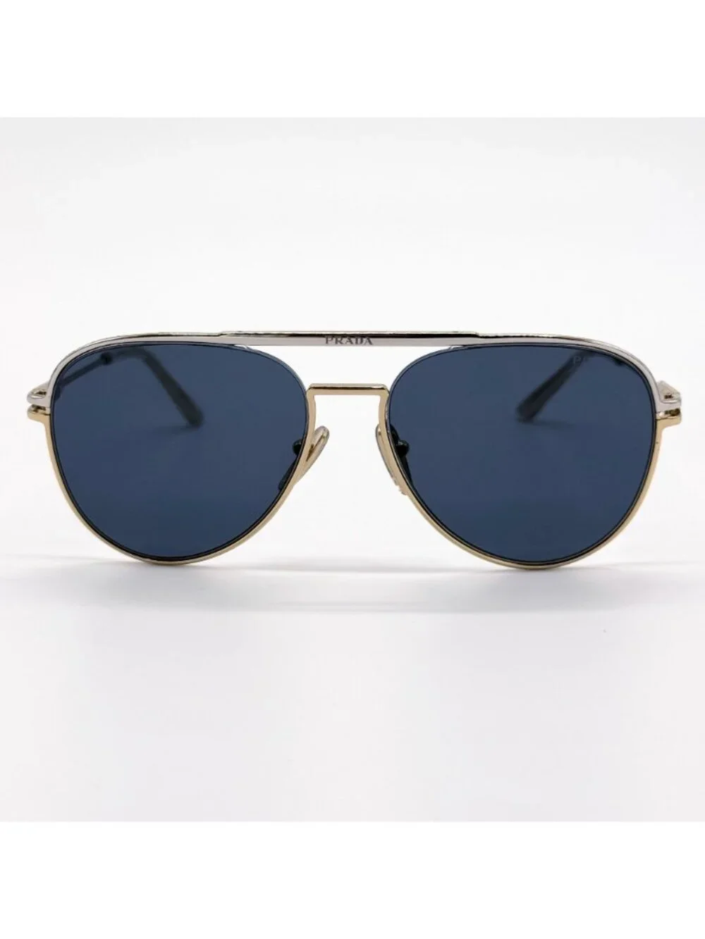 New Prada SPR 54Z Aviator Unisex Sunglasses PR54ZS 17F09T